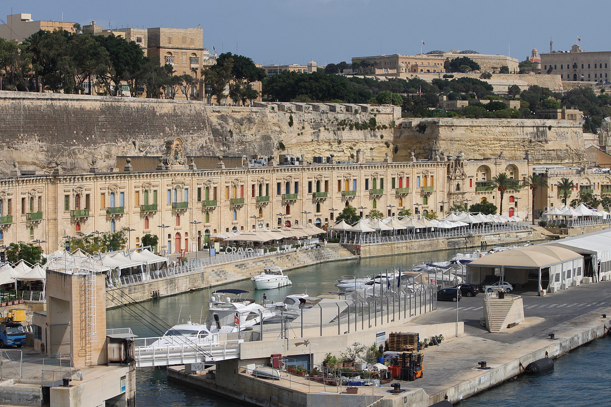 Valletta Waterfront et les quais de La Valette