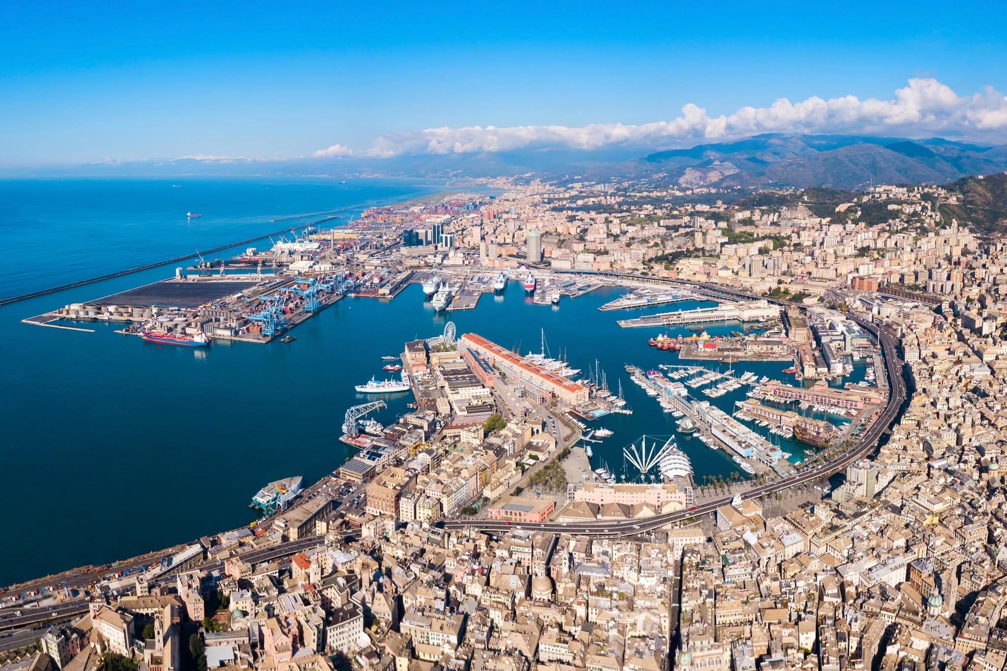Porto Antico pendant une escale à Gênes