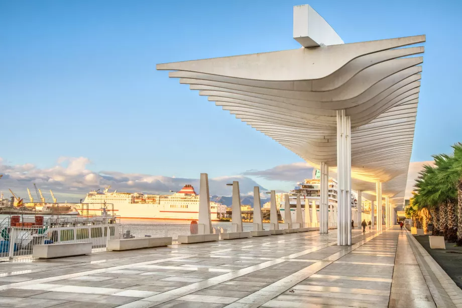 Muelle Uno et le front de mer de Málaga