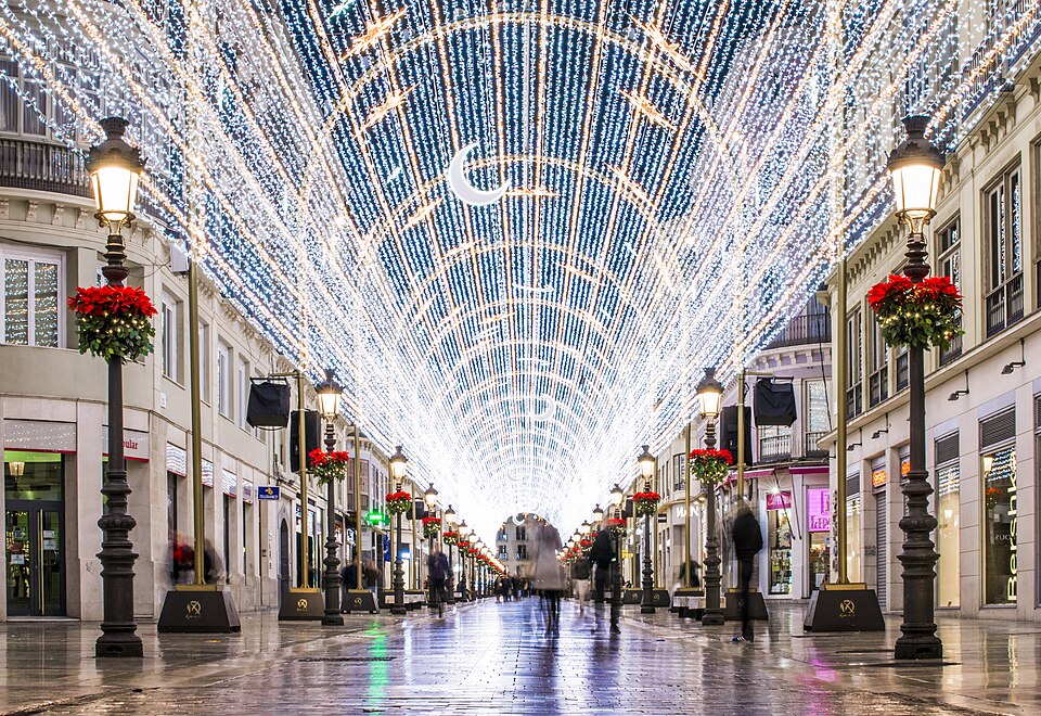 Calle Marqués de Larios dans le centre de Málaga