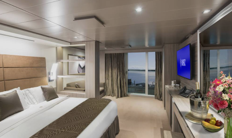 Cabine MSC avec balcon