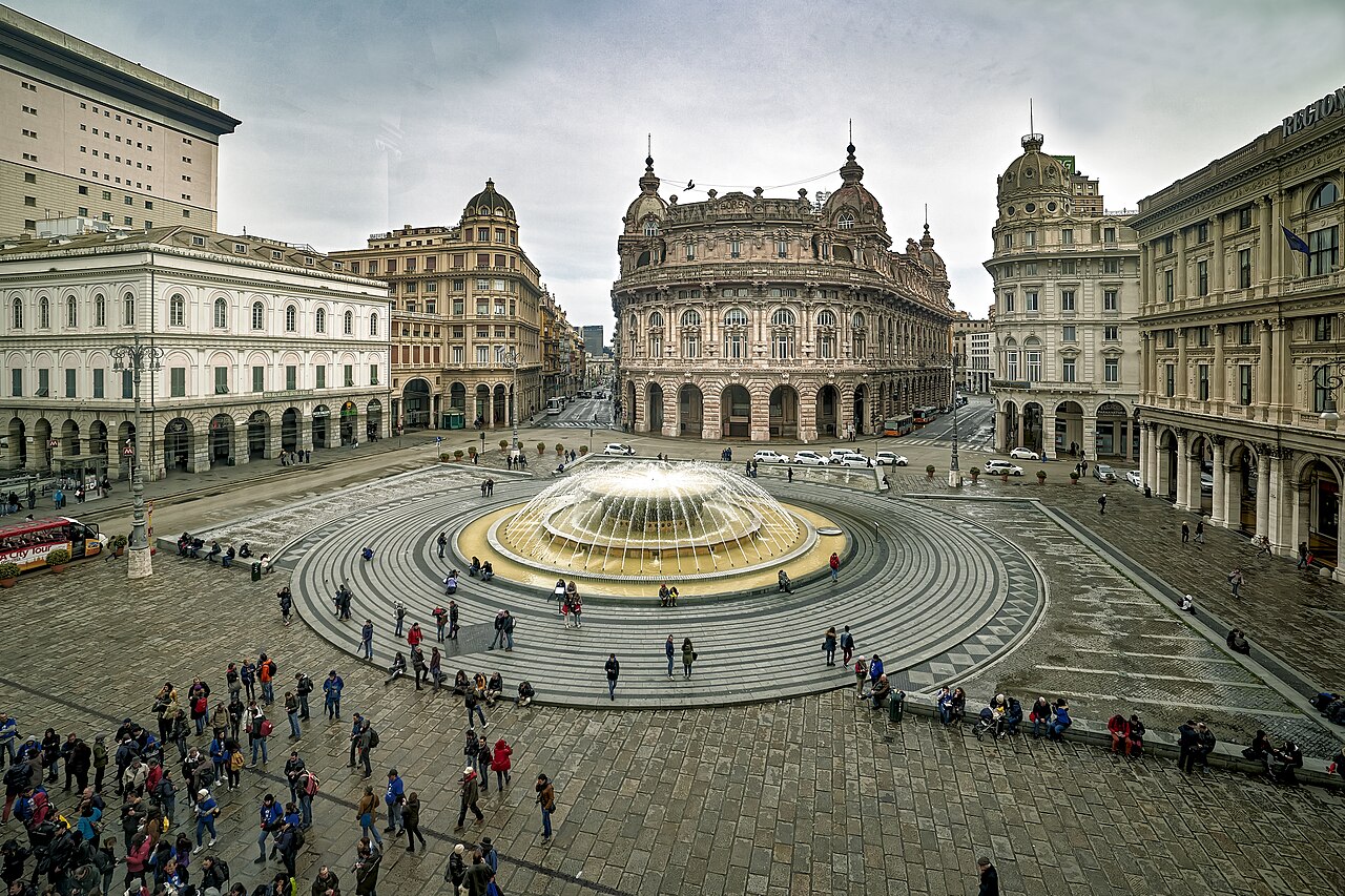 Piazza De Ferrari à Gênes