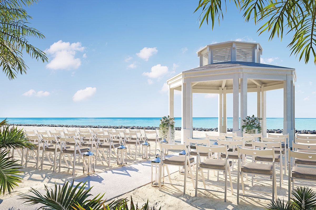 Pavillon de mariage à Ocean Cay MSC Marine Reserve