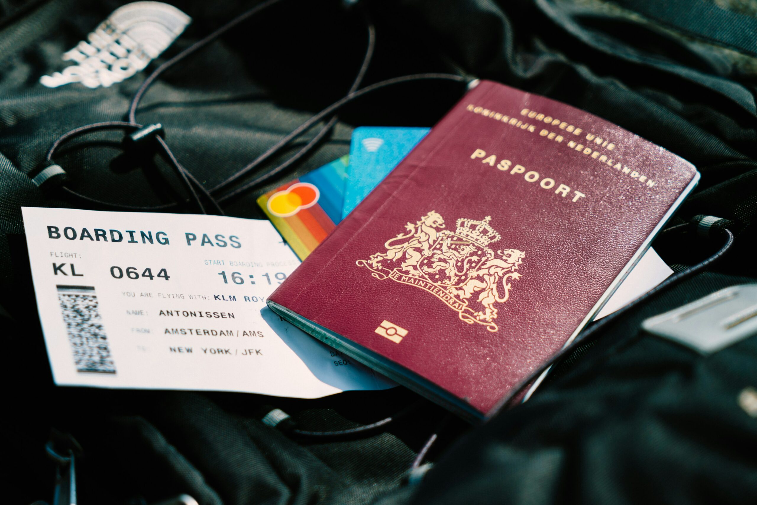 Carte bancaire et accessoires de voyage