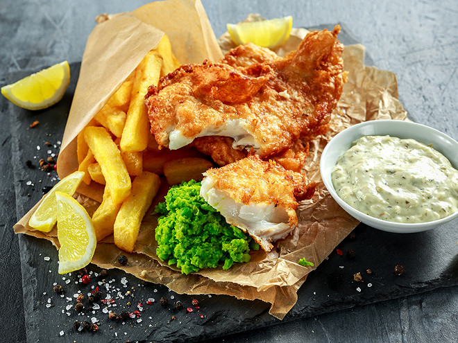 Fish and chips anglais