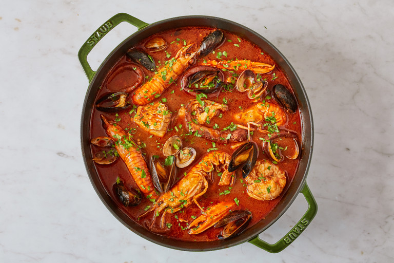 Cacciucco, spécialité de poissons et fruits de mer de Livourne