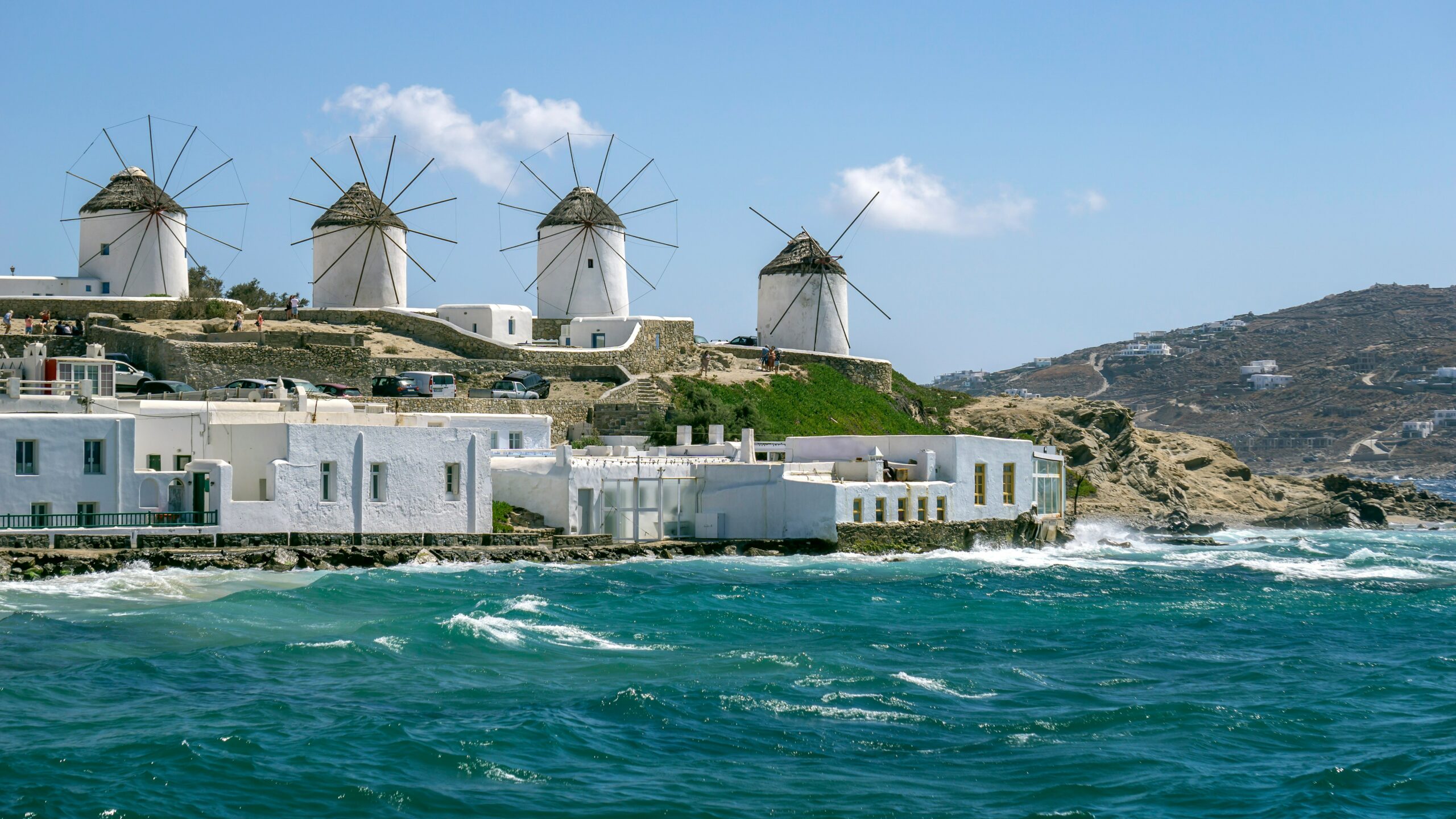 Moulins de Kato Mili à Mykonos