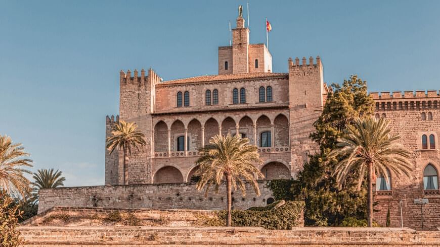 Palais royal de l'Almudaina à Palma de Majorque