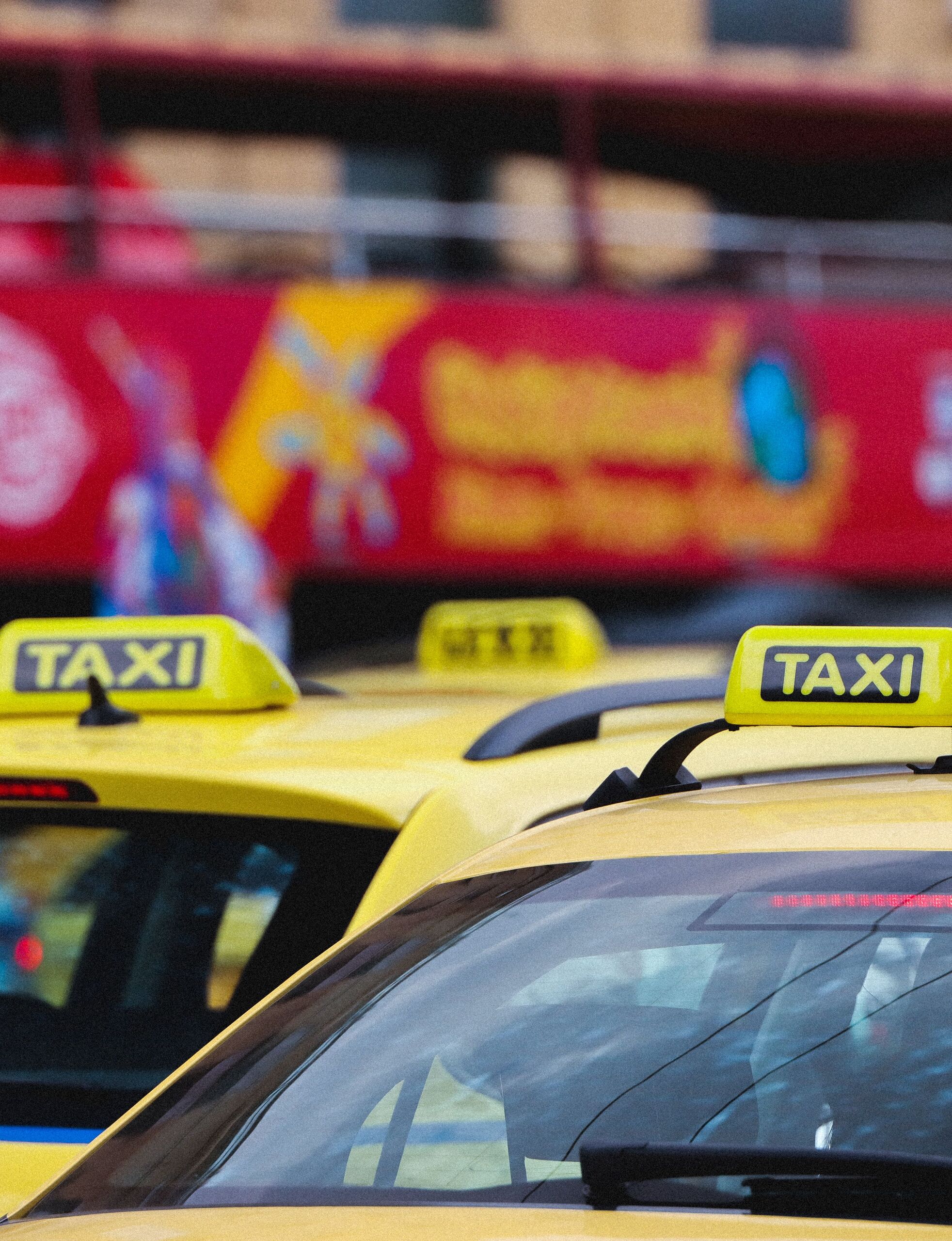 Taxis illustrant une solution de retour rapide vers le port de croisière