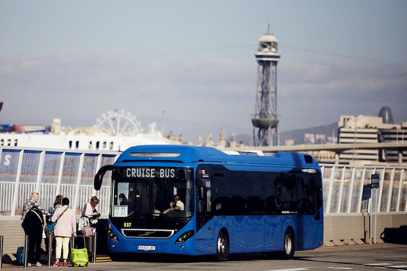 Portbus de Barcelone pour les croisiéristes