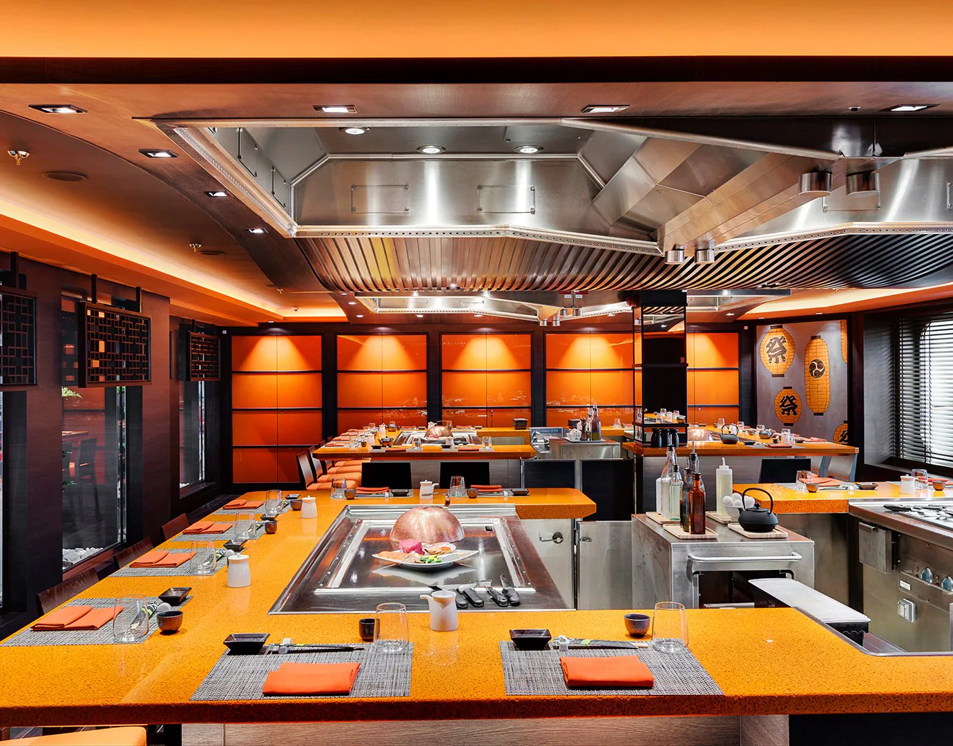 Restaurant Kaito Teppanyaki à bord d’un navire MSC