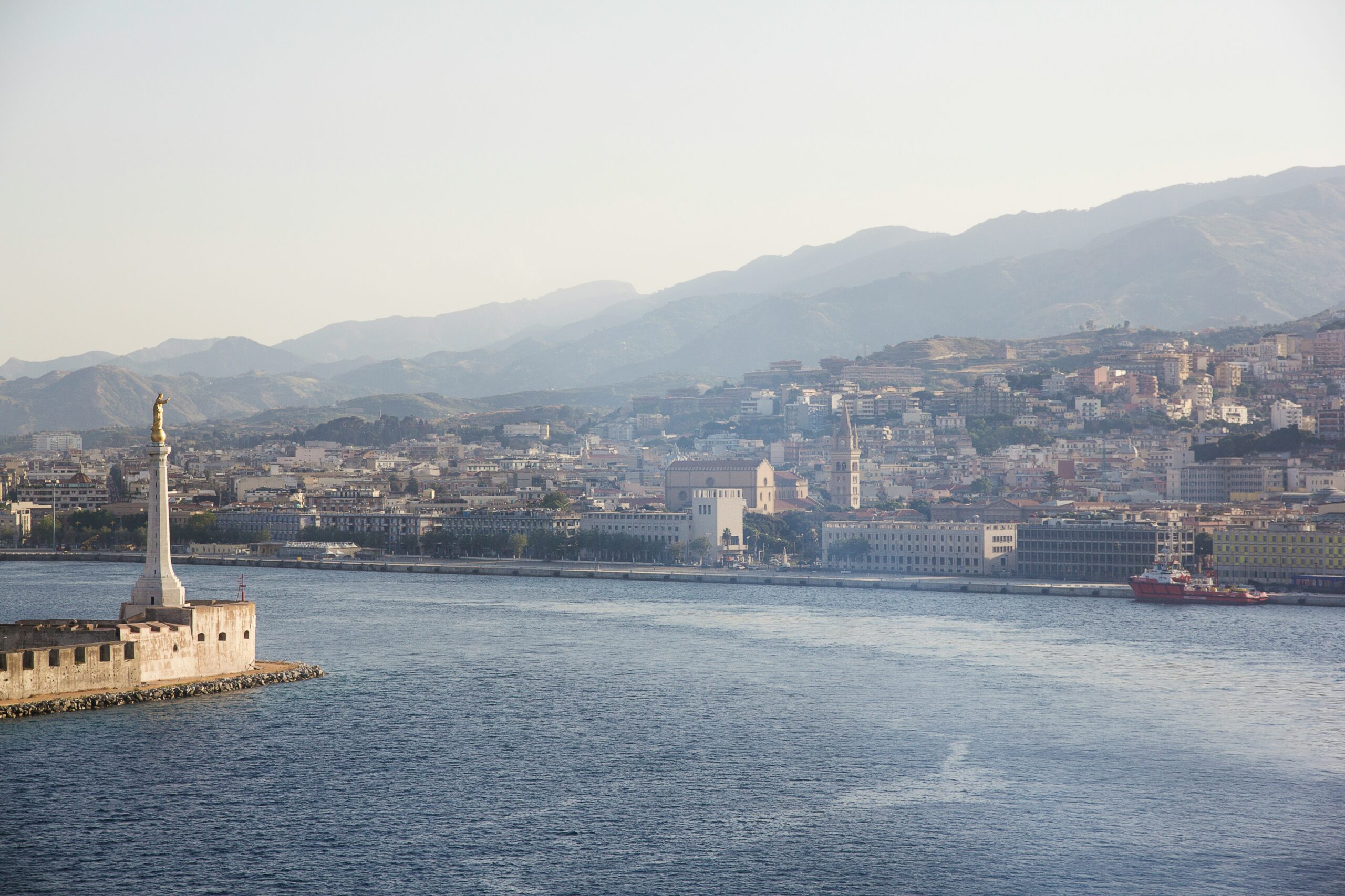 Port de Messine en Sicile