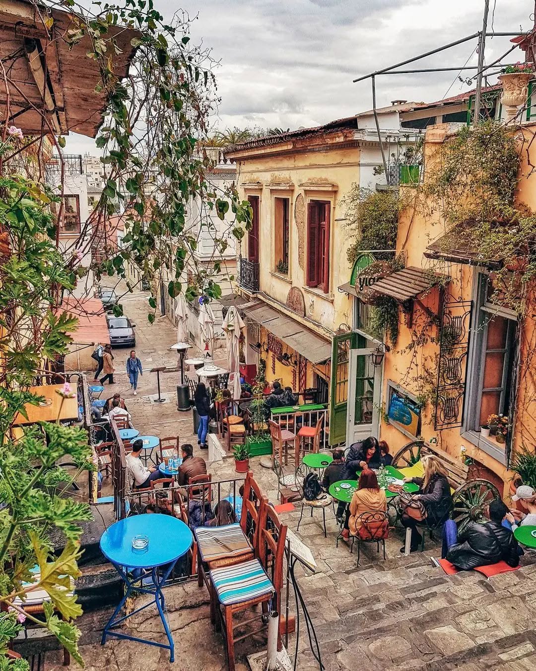 Quartier de Plaka et centre historique d'Athènes