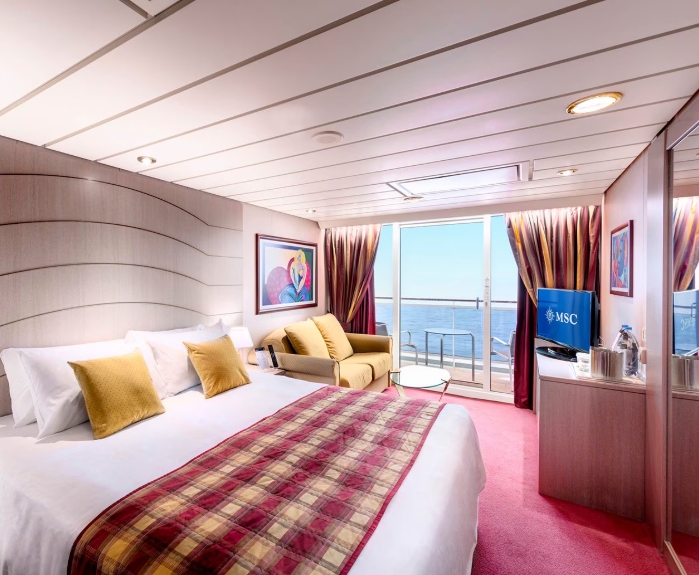 Cabine à bord du MSC Lirica