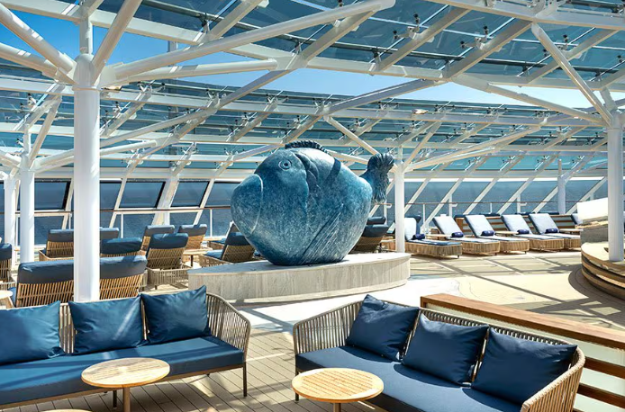 Espace MSC Yacht Club à bord du MSC Euribia