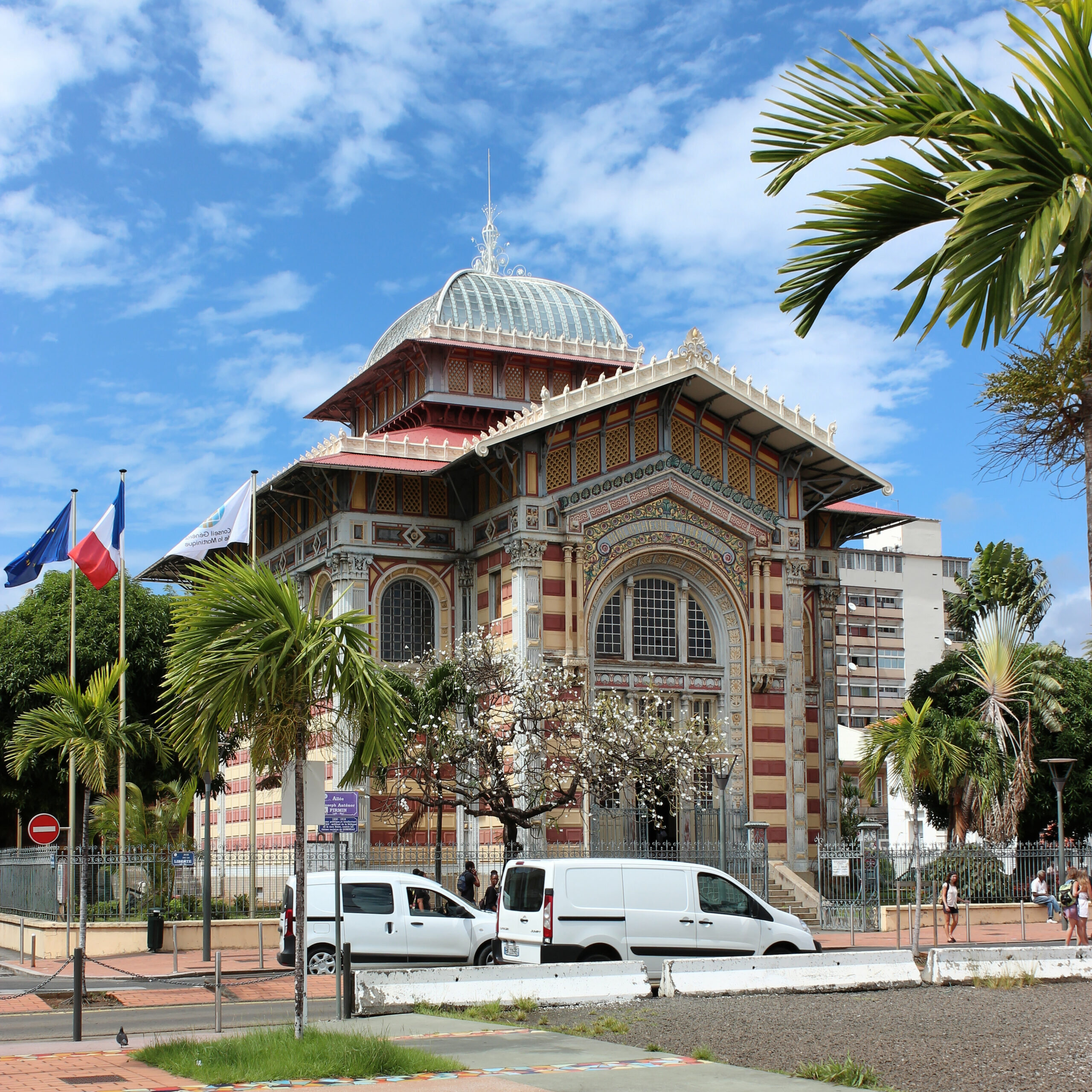 Bibliothèque Schœlcher à Fort-de-France en Martinique