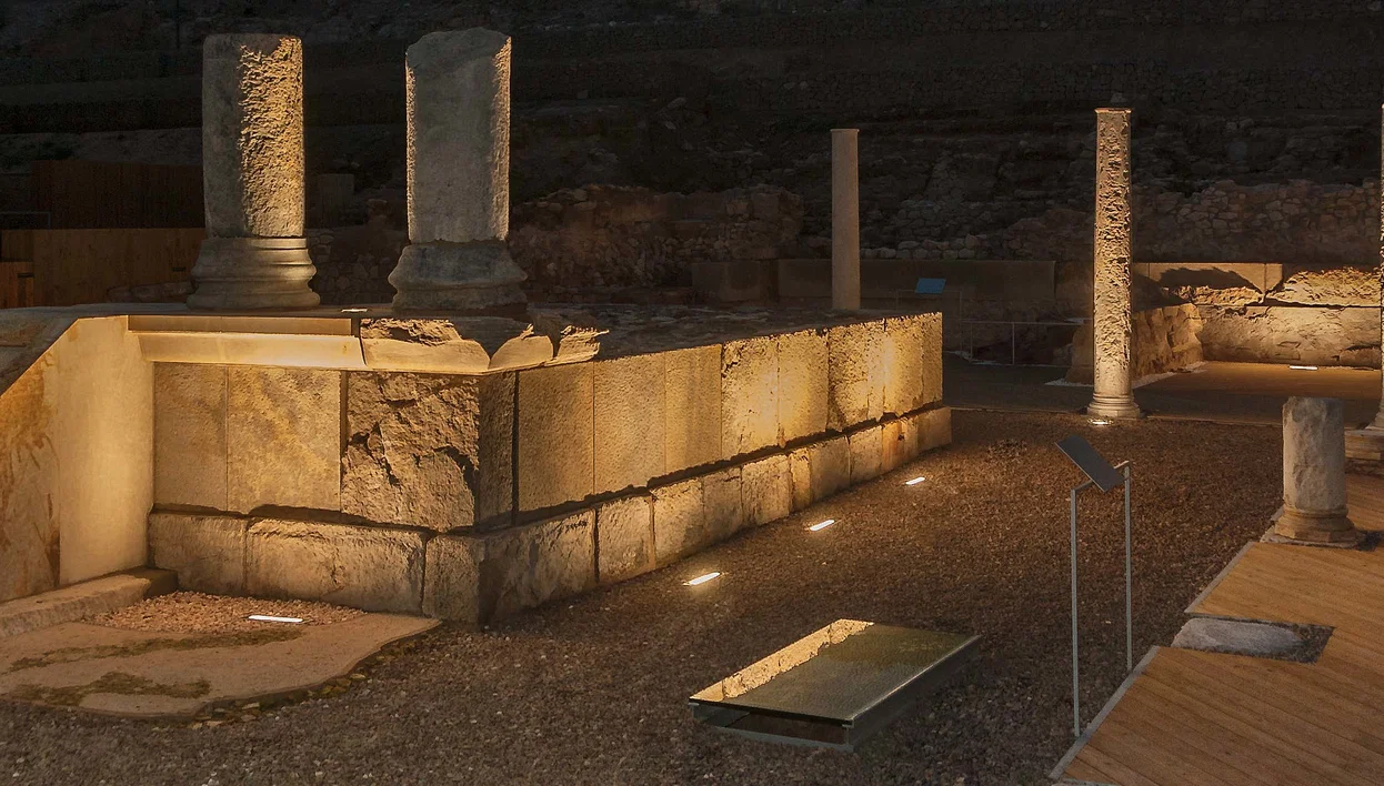 Vestiges antiques du musée du Forum romain du Molinete à Carthagène