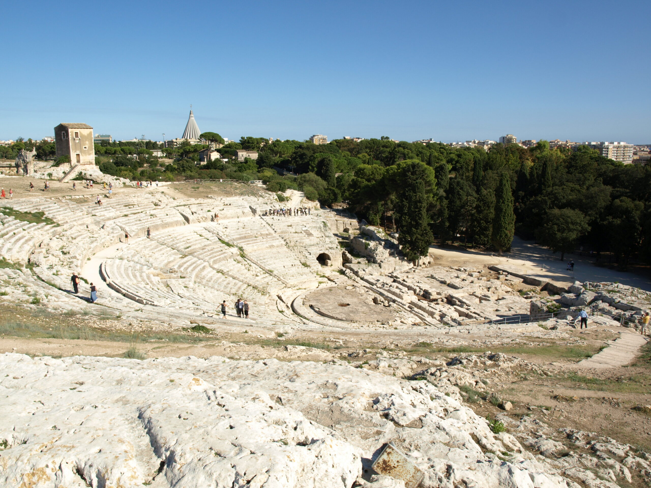 Théâtre grec du parc archéologique de Néapolis à Syracuse