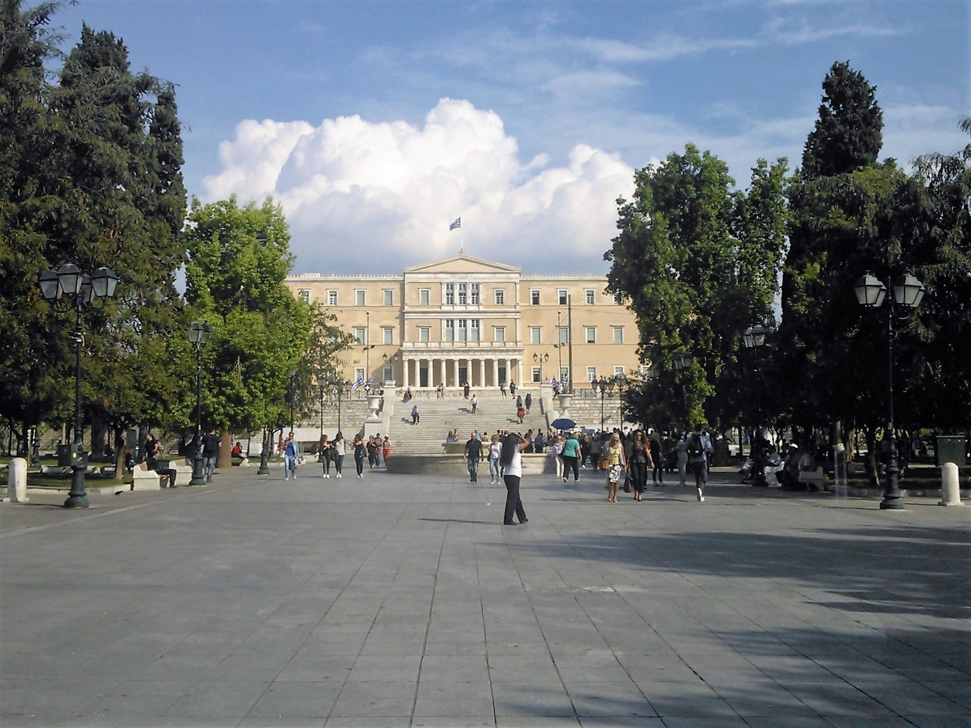 Place Syntagma à Athènes
