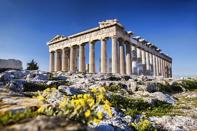 Acropole d'Athènes et Parthénon