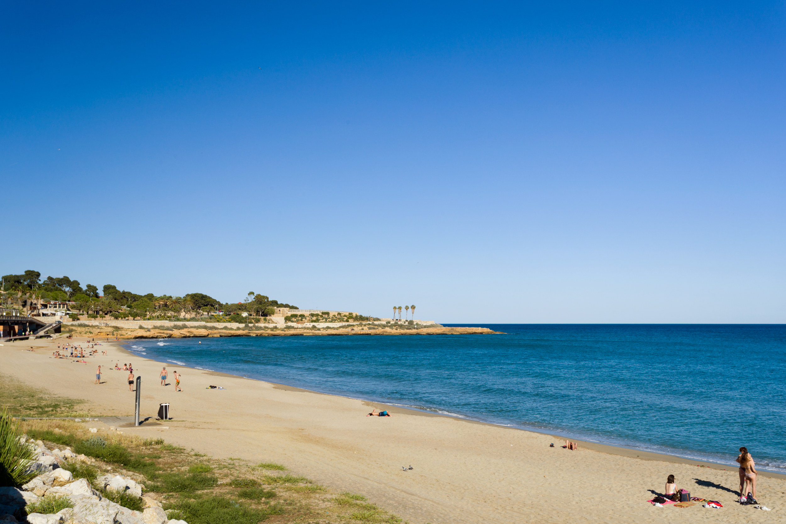 Plage du Miracle à Tarragone au bord de la Méditerranée
