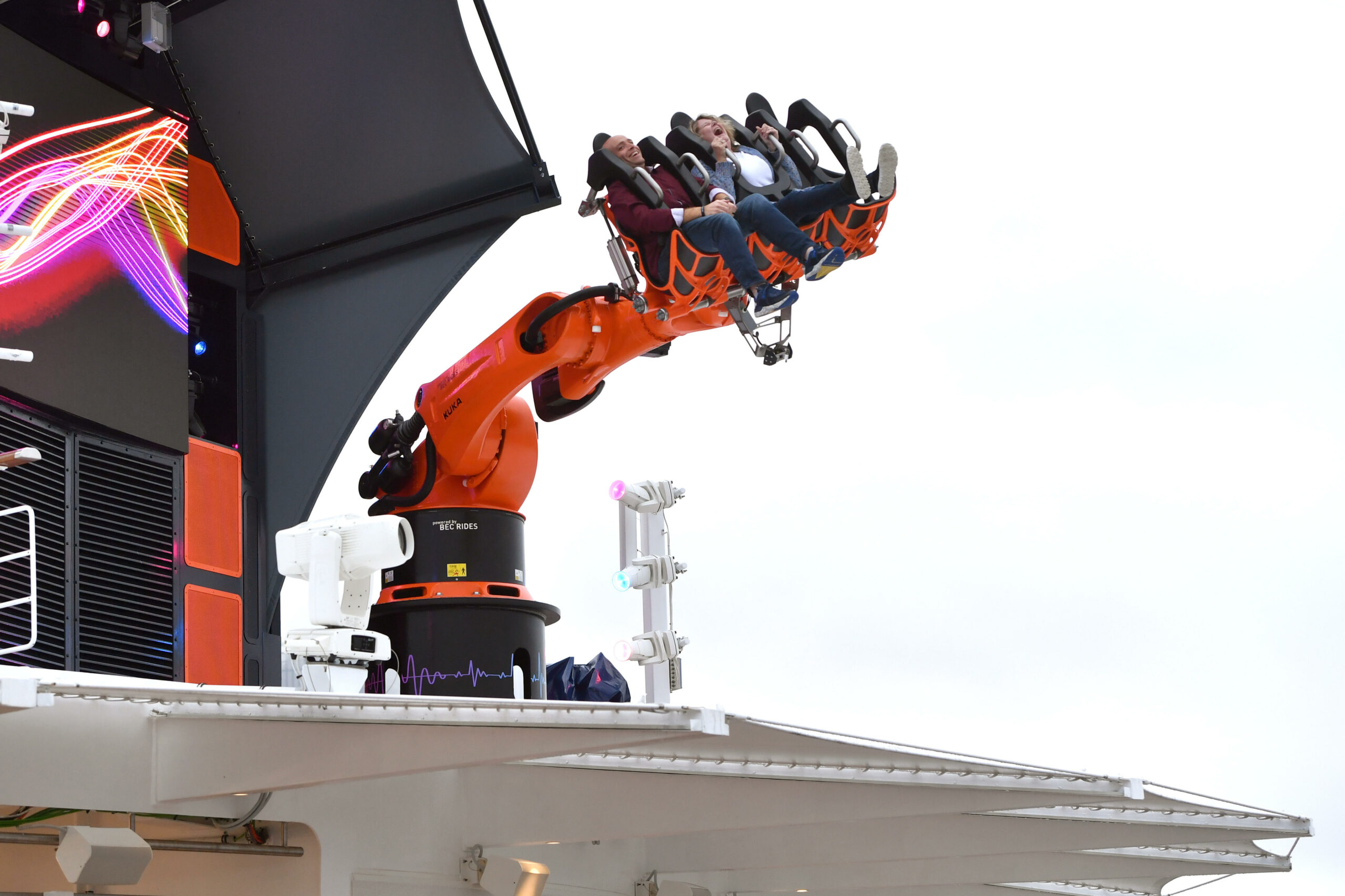 ROBOTRON, attraction robotisée du MSC Seascape