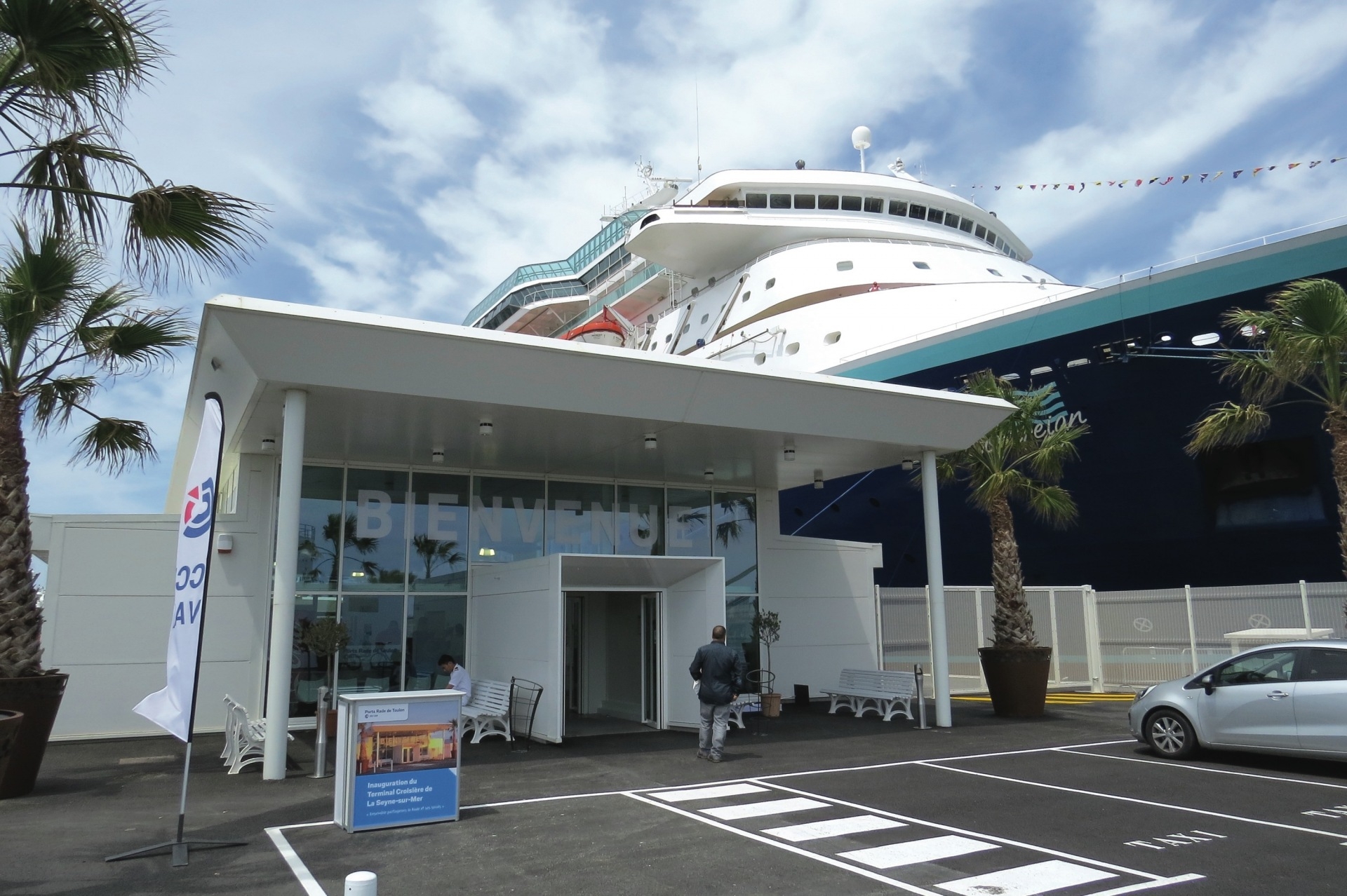 Terminal croisière de La Seyne-sur-Mer dans la rade de Toulon