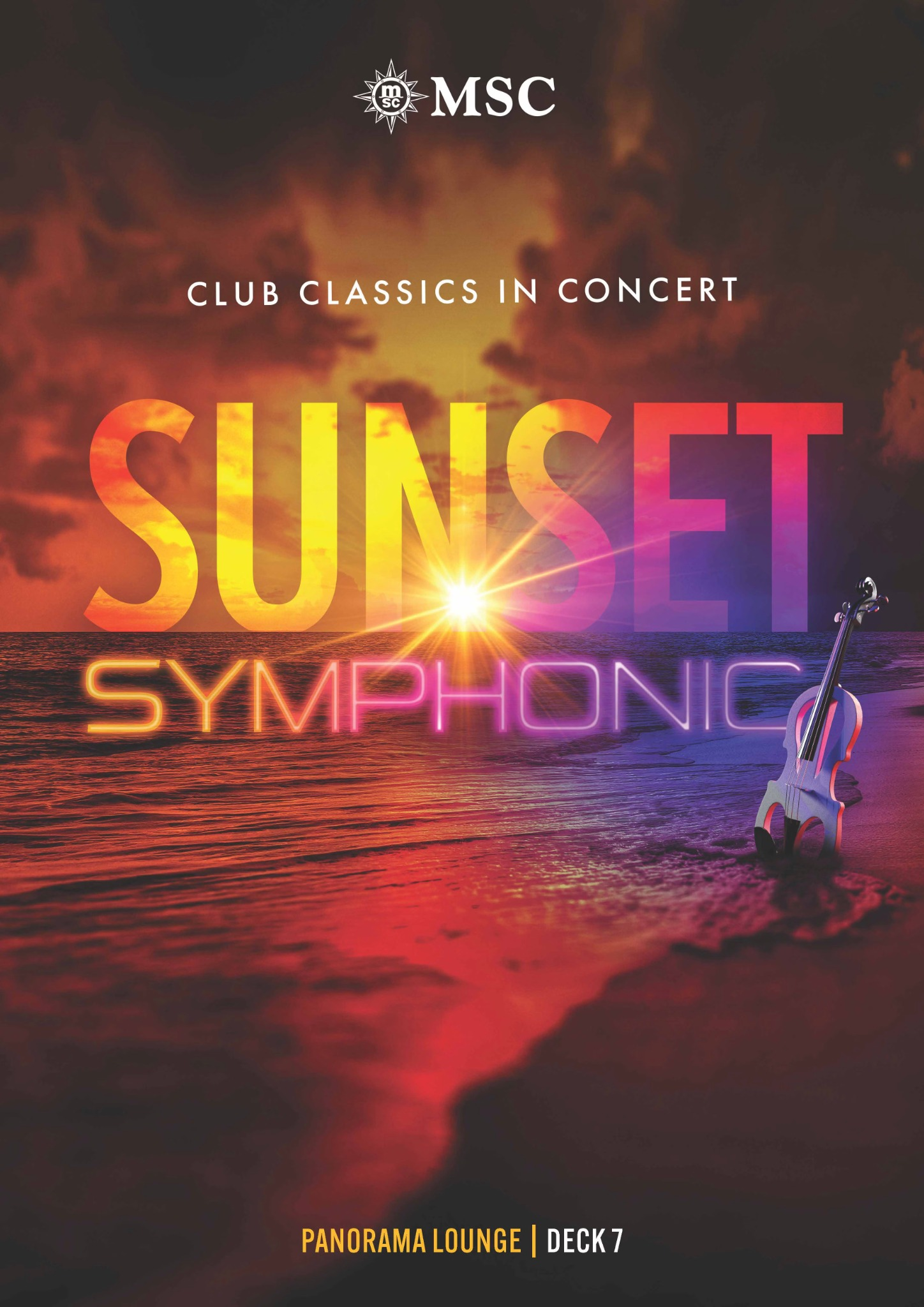 Sunset Symphonic sur MSC World Asia