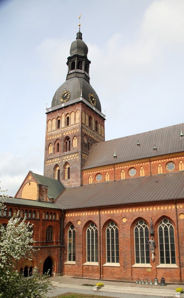 Cathédrale du Dôme de Riga dans la vieille ville