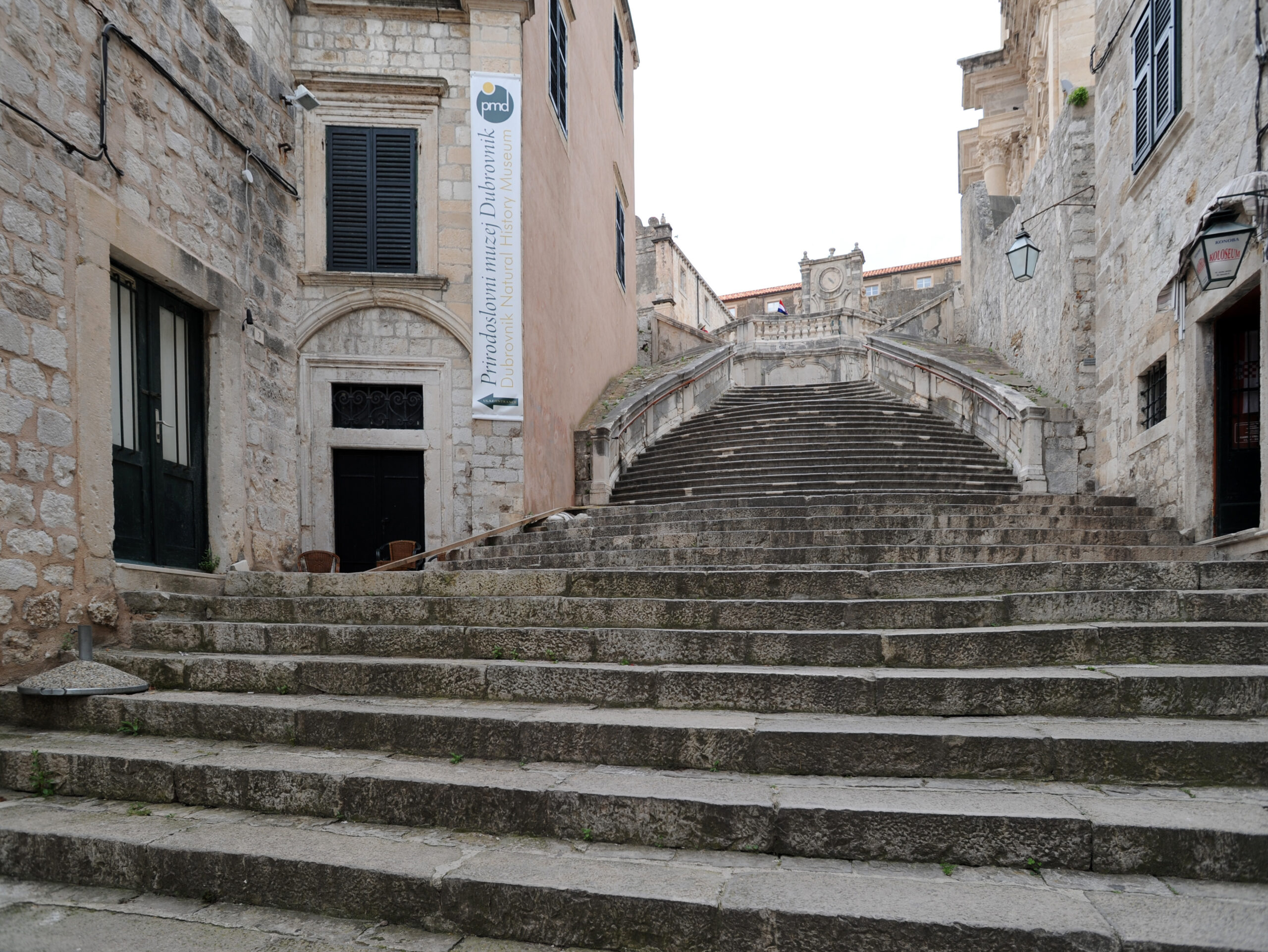 Escaliers des Jésuites à Dubrovnik, lieu de tournage de Game of Thrones