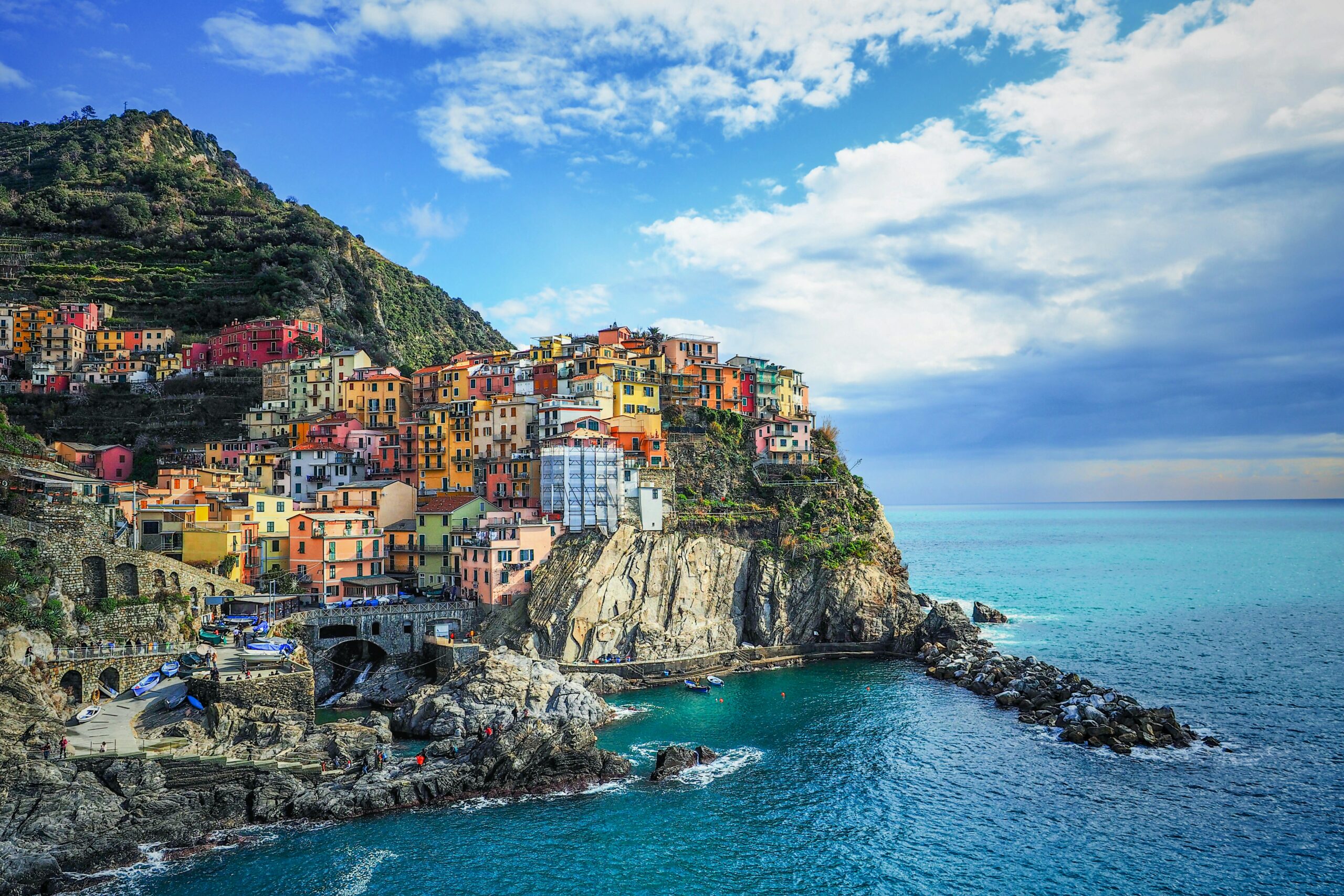 Village de Manarola dans les Cinque Terre en Ligurie