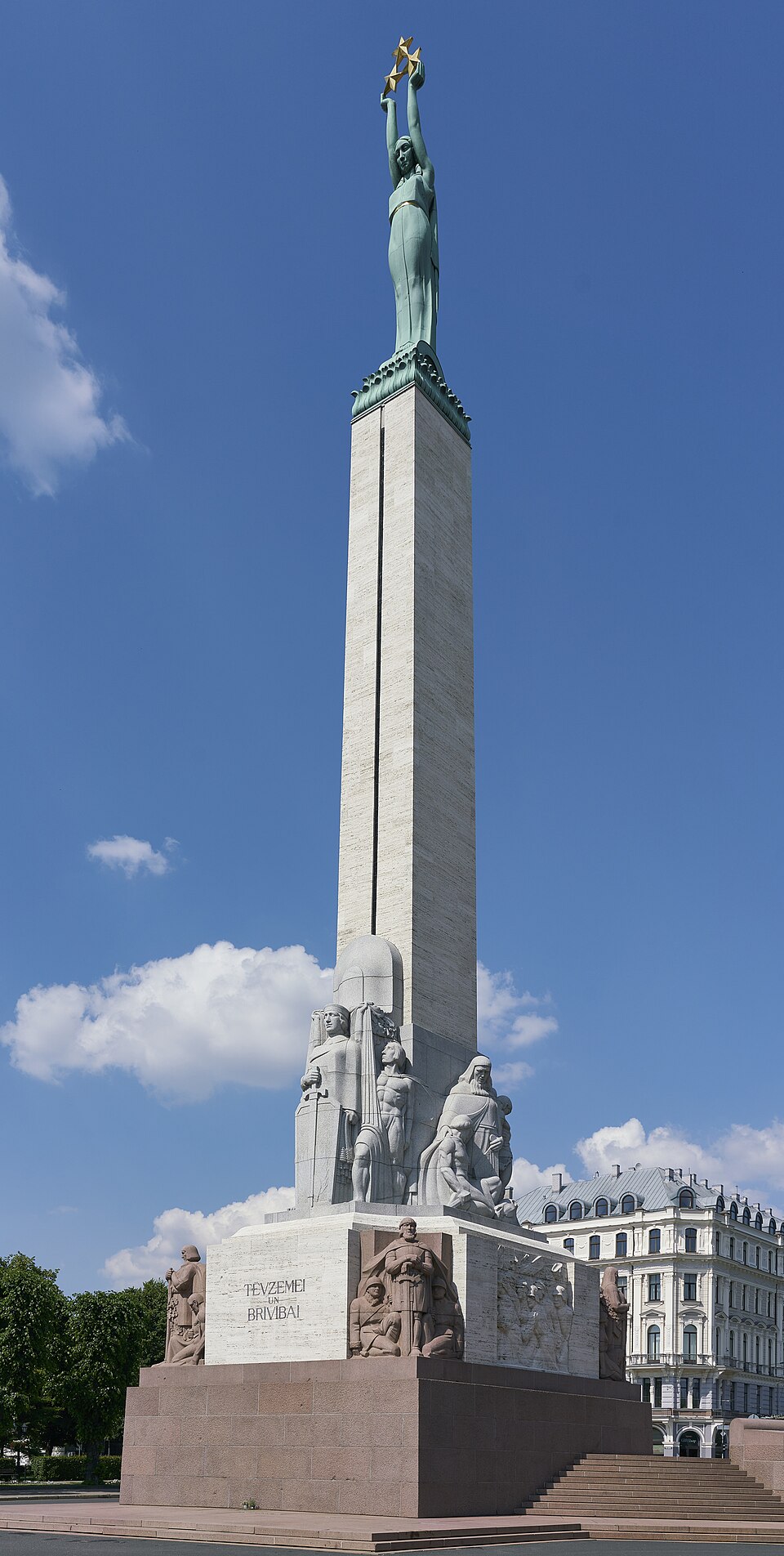 Monument de la Liberté à Riga en Lettonie