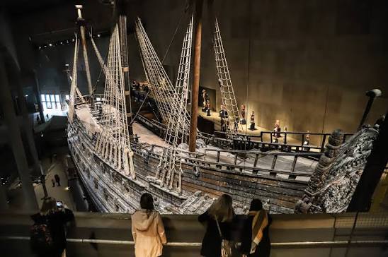Navire Vasa exposé au musée Vasa de Stockholm
