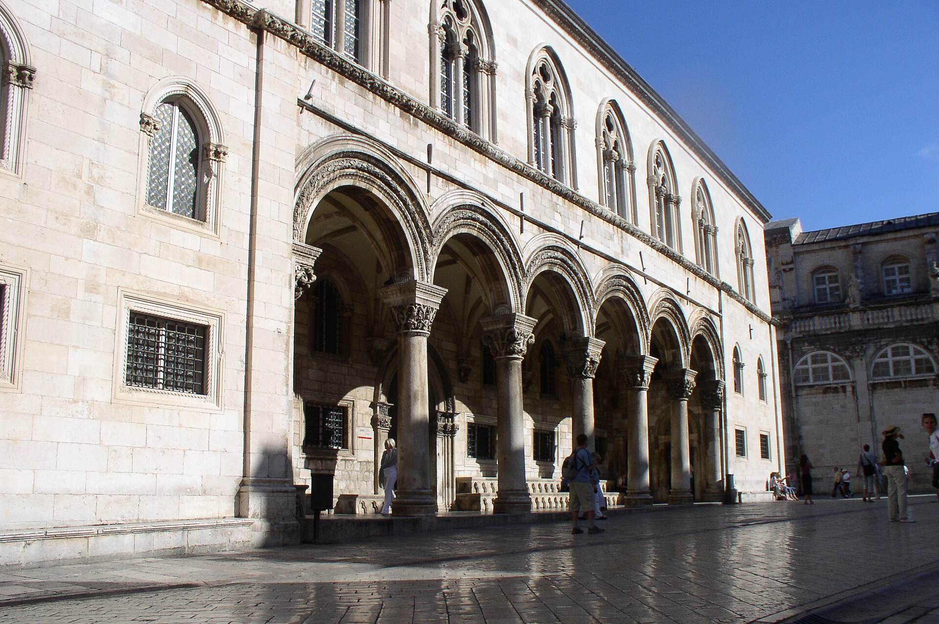 Palais du Recteur dans la vieille ville de Dubrovnik
