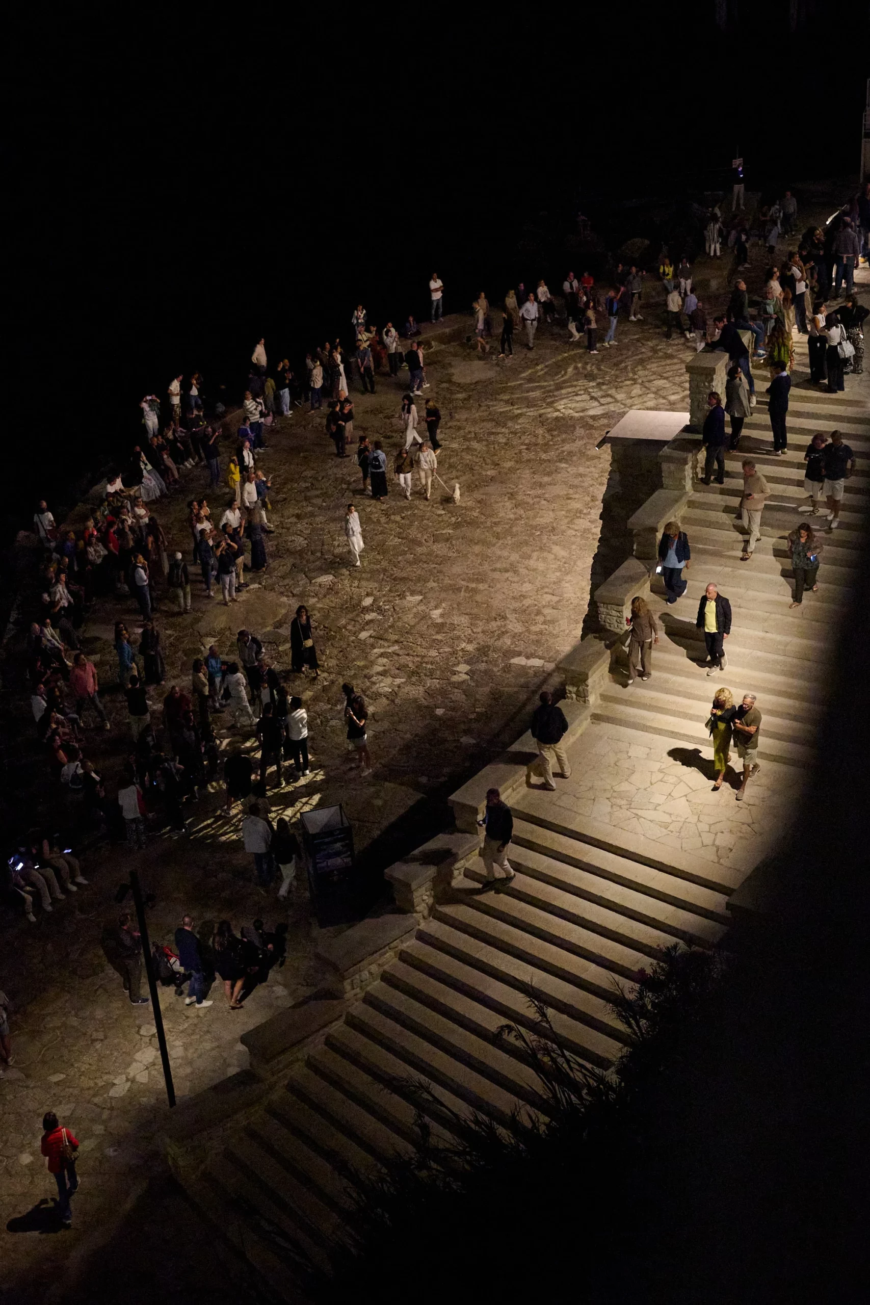 Grand escalier du Passetto à Ancône face à la mer Adriatique