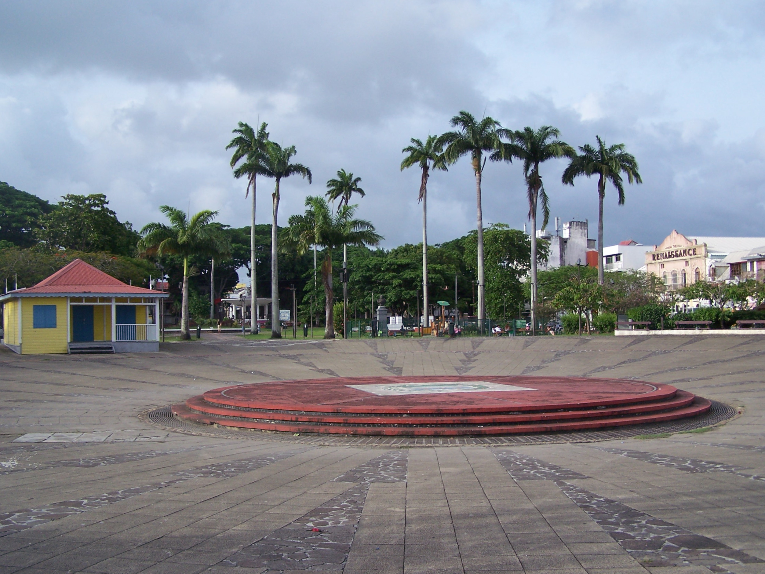 Place de la Victoire à Pointe-à-Pitre en Guadeloupe