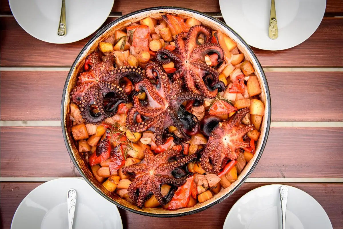 Plat traditionnel de la cuisine dalmate à Split