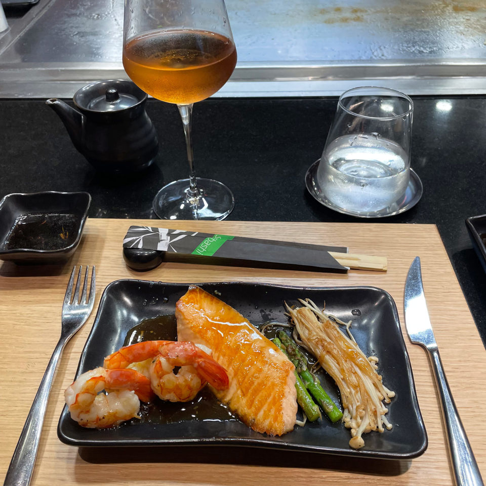 Saumon grillé façon teppanyaki