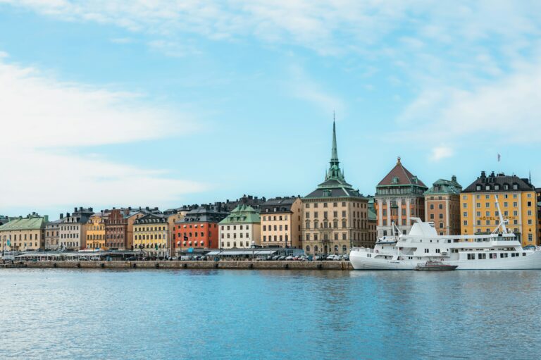 Vue panoramique de Stockholm en Suède lors d’une escale en croisière