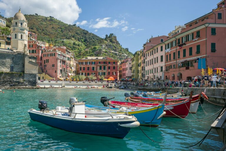 Villages colorés des Cinque Terre sur la côte ligure en Italie