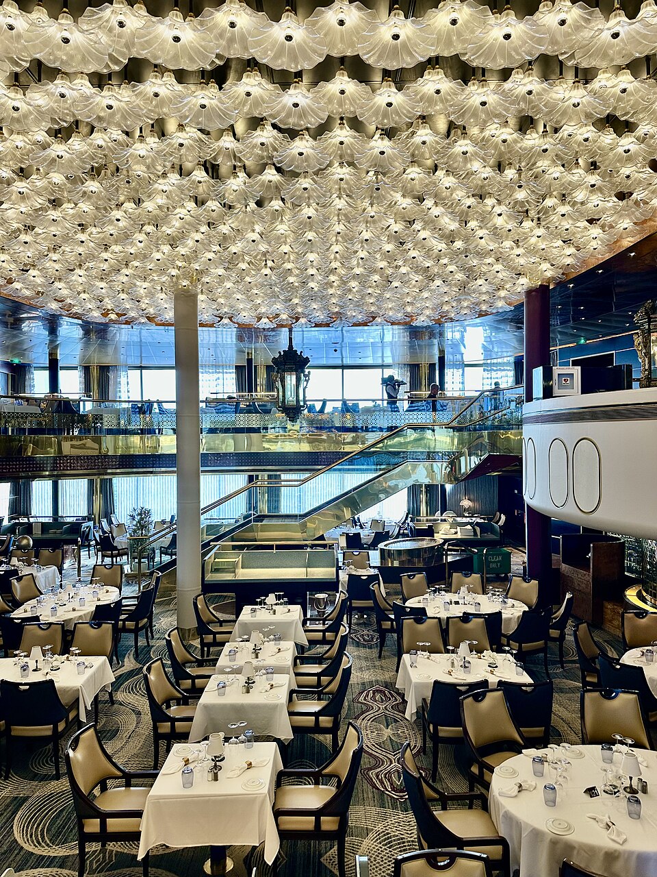 Restaurant Vatel à bord de Renaissance